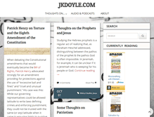 Tablet Screenshot of jkdoyle.com